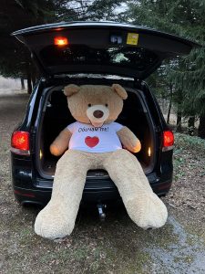 Оргомно плюшено мече с тениска 180 см 4 36