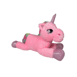 Плюшена играчка еднорог 100 см