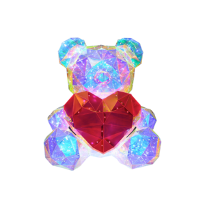 Светещо 3D LED мече в подаръчна кутия 20 см