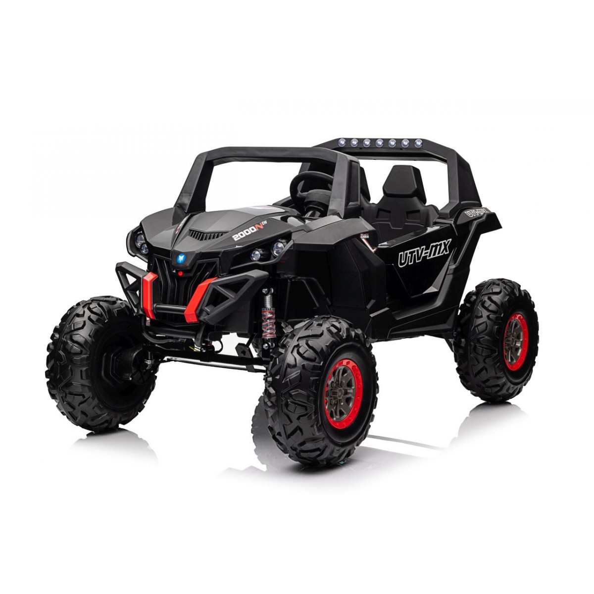 Акумулаторен двуместен джип Super Star 24V с 4x4 задвижване, меки гуми и отварящи се врати 2 Акумулаторен двуместен джип Super Star 24V с 4x4 задвижване, меки гуми и отварящи се врати - Image 2