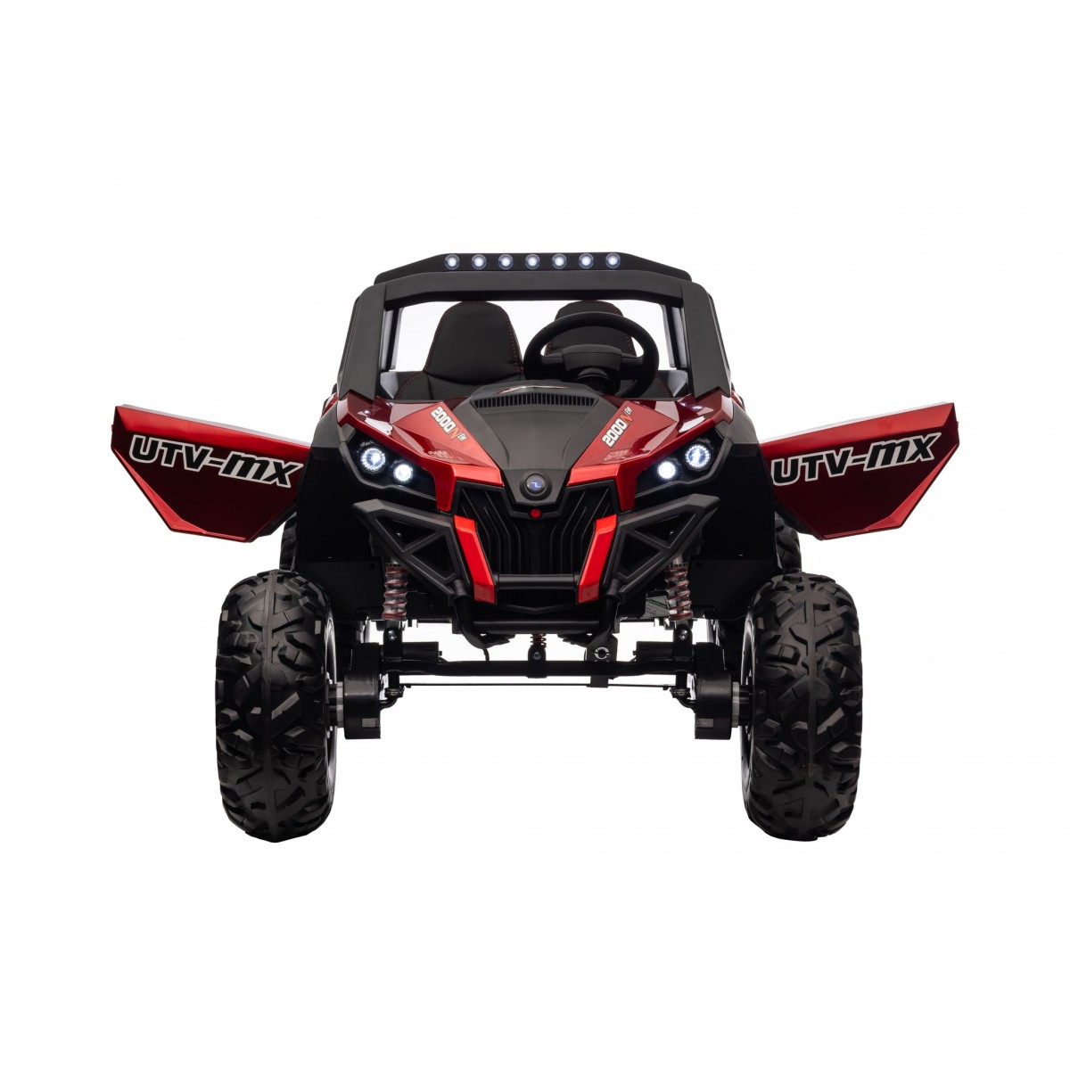 Акумулаторен двуместен джип Super Star 24V с 4x4 задвижване, меки гуми и отварящи се врати 3 Акумулаторен двуместен джип Super Star 24V с 4x4 задвижване, меки гуми и отварящи се врати - Image 3