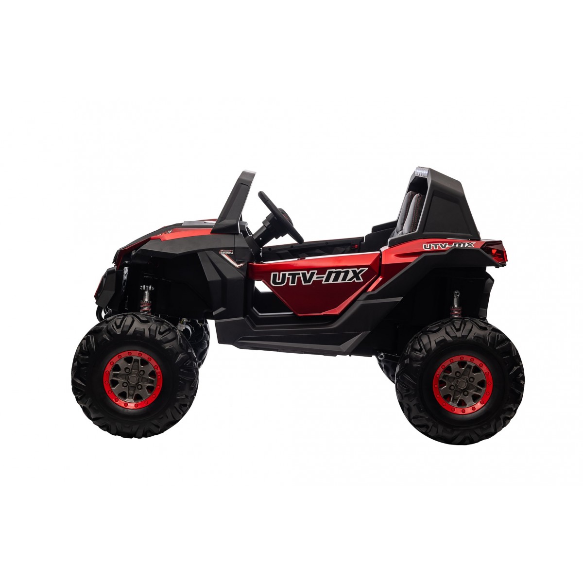 Акумулаторен двуместен джип Super Star 24V с 4x4 задвижване, меки гуми и отварящи се врати 4 Акумулаторен двуместен джип Super Star 24V с 4x4 задвижване, меки гуми и отварящи се врати - Image 4