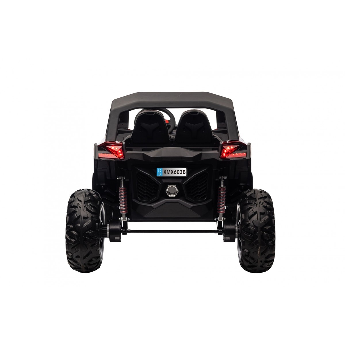 Акумулаторен двуместен джип Super Star 24V с 4x4 задвижване, меки гуми и отварящи се врати 5 Акумулаторен двуместен джип Super Star 24V с 4x4 задвижване, меки гуми и отварящи се врати - Image 5