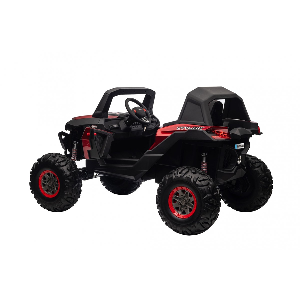 Акумулаторен двуместен джип Super Star 24V с 4x4 задвижване, меки гуми и отварящи се врати 6 Акумулаторен двуместен джип Super Star 24V с 4x4 задвижване, меки гуми и отварящи се врати - Image 6