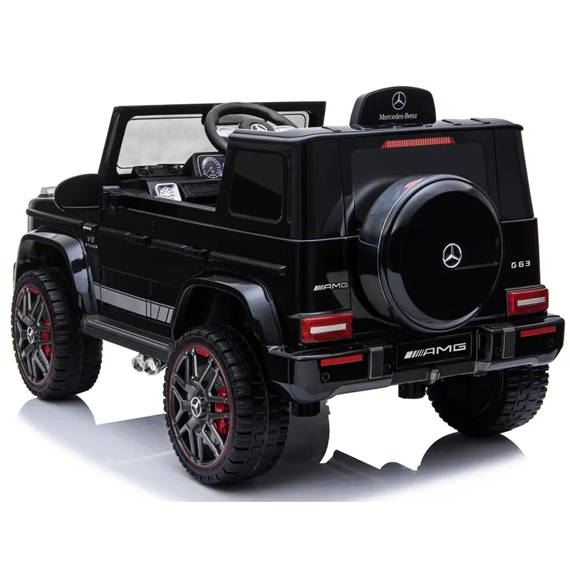 Акумулаторен джип Mercedes G63 с отварящи се врати и кожена седалка 4x4 3 Акумулаторен джип Mercedes G63 с отварящи се врати и кожена седалка 4x4 - Image 3
