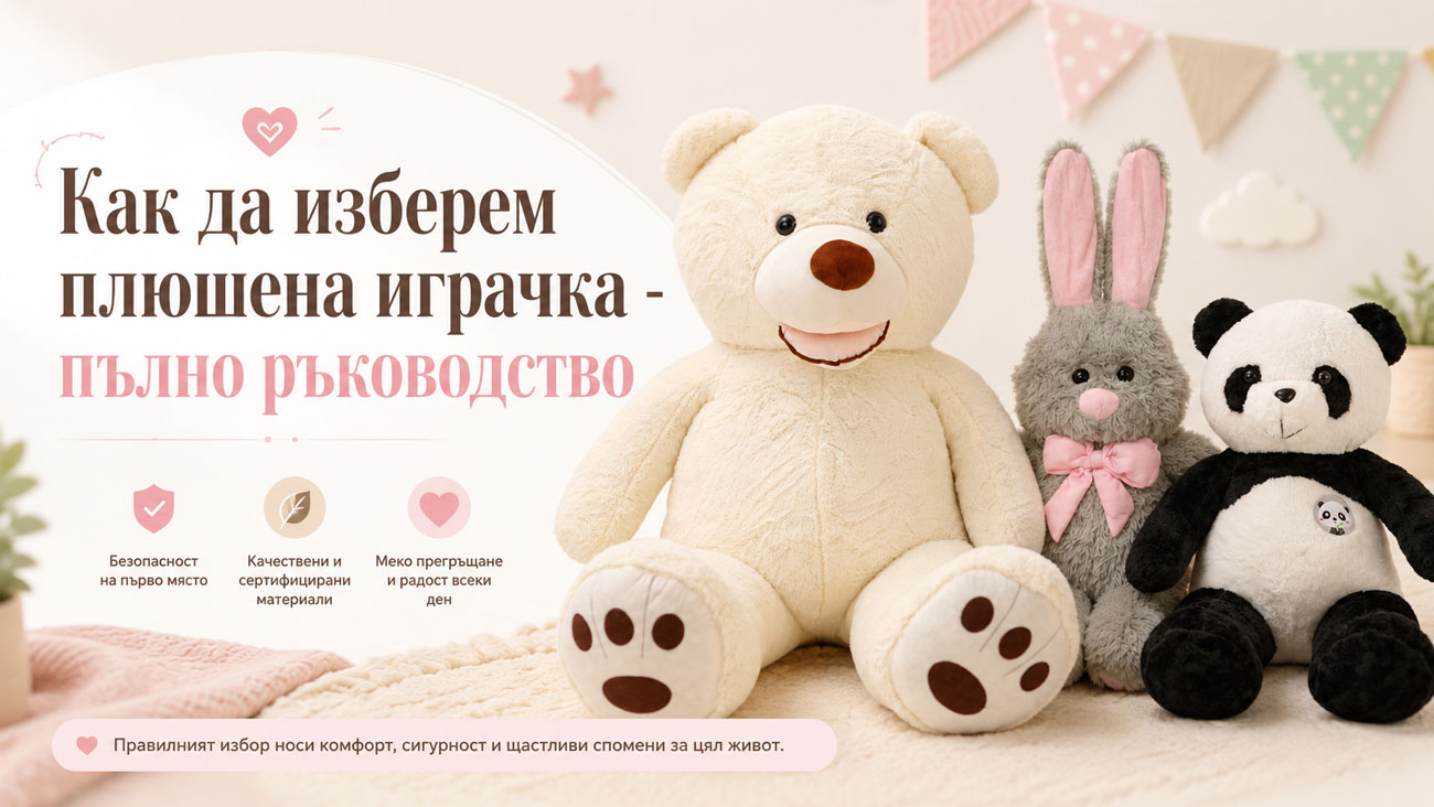 Как да изберем плюшена играчка - пълно ръководство